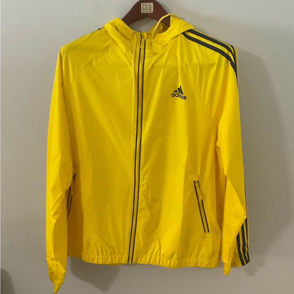 Adidas Three Stripe Windbreaker